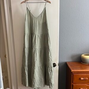 Able Light Green Maxi Dress